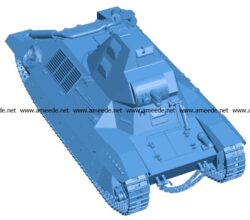 Tank B003748 file stl free download 3D Model for CNC and 3d printer