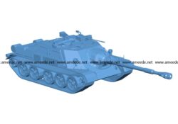Tank SU-122-54 B002986 file stl free download 3D Model for CNC and 3d printer