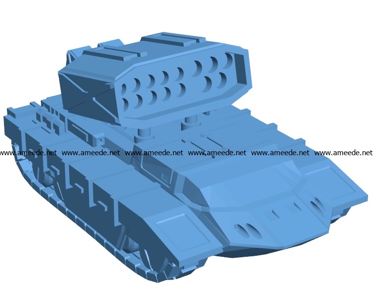Tank chaparral B003594 file stl free download 3D Model for CNC and 3d printer