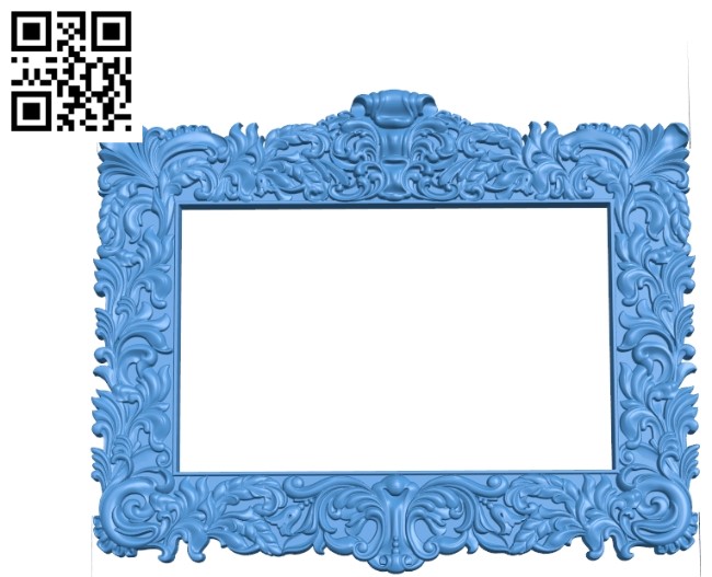 Template frame design A002812 wood carving file stl for Artcam and Aspire jdpaint free vector art 3d model download for CNC