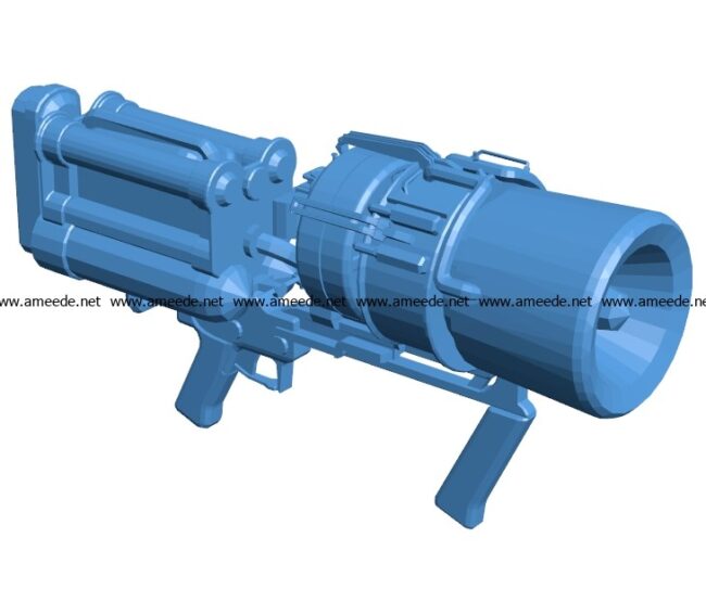 Thunder gun B003751 file stl free download 3D Model for CNC and 3d printer