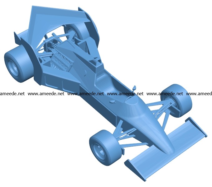 Tyrrell 012 Boomerang B003670 file stl free download 3D Model for CNC and 3d printer