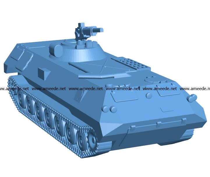 V14 tank B002923 file stl free download 3D Model for CNC and 3d printer