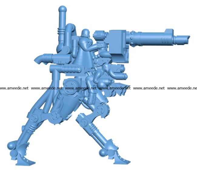 Walker robot B003724 file stl free download 3D Model for CNC and 3d printer