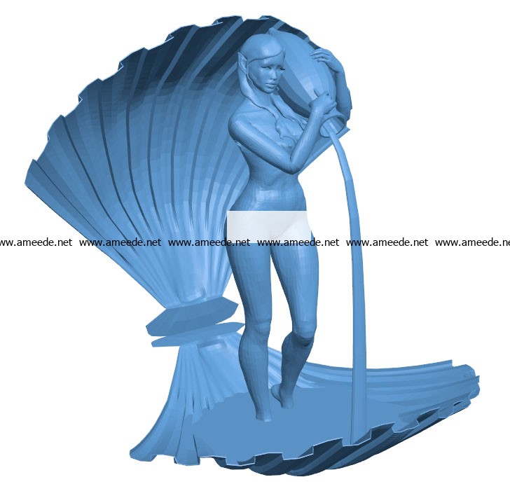 Woman B003616 file stl free download 3D Model for CNC and 3d printer