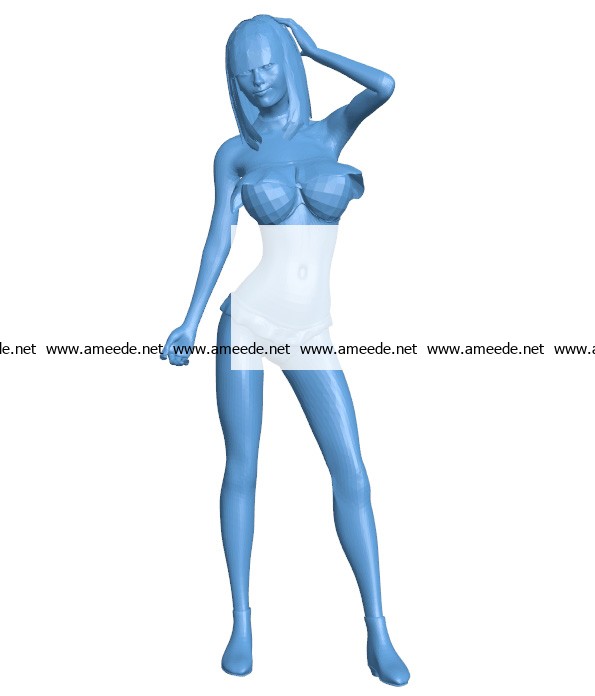 Woman B003676 file stl free download 3D Model for CNC and 3d printer