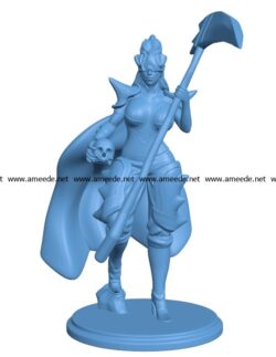 Woman Judge B003614 file stl free download 3D Model for CNC and 3d printer
