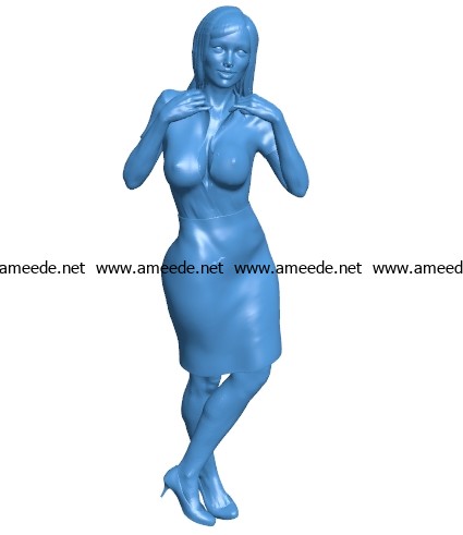 Women 003737 file stl free download 3D Model for CNC and 3d printer