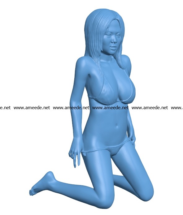 Women B002930 file stl free download 3D Model for CNC and 3d printer