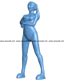Women B003321 file stl free download 3D Model for CNC and 3d printer