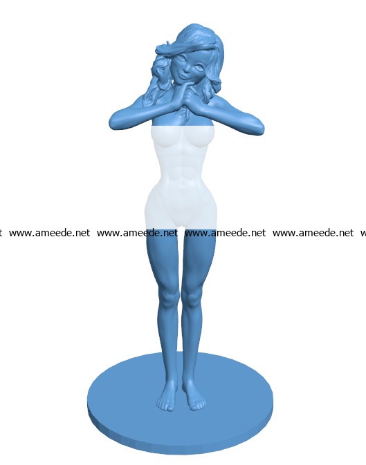Women B003682 file stl free download 3D Model for CNC and 3d printer