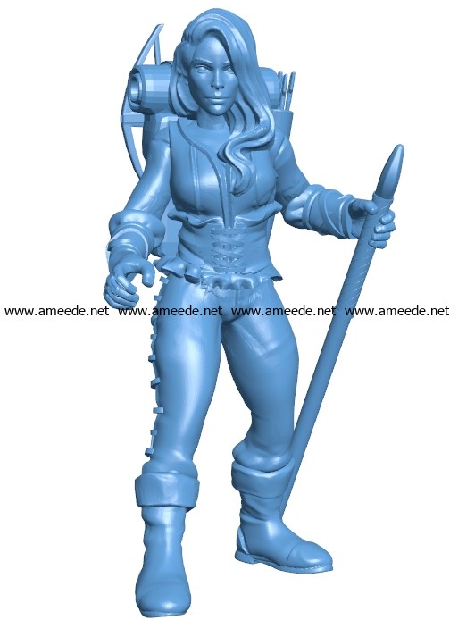 Women Felix Gnome Thief B002942 file stl free download 3D Model for CNC and 3d printer