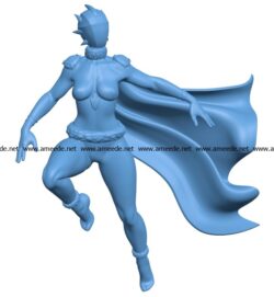Women Knight B003296 file stl free download 3D Model for CNC and 3d printer