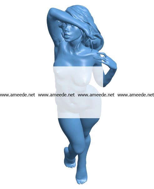 Women art statue B003356 file stl free download 3D Model for CNC and 3d printer