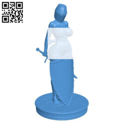 Women combatant B002945 file stl free download 3D Model for CNC and 3d printer