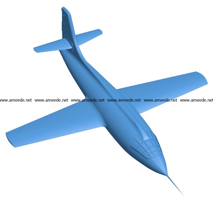 Aircraft Bell X-1 B003839 file stl free download 3D Model for CNC and 3d printer