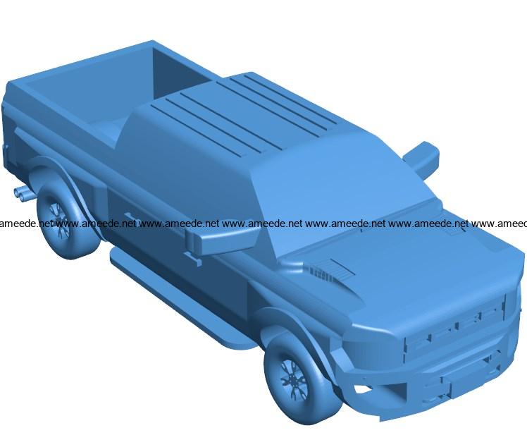 Another Raptor Car B003917 file stl free download 3D Model for CNC and 3d printer