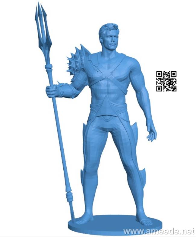 Aquaman Man B004160 file stl free download 3D Model for CNC and 3d printer