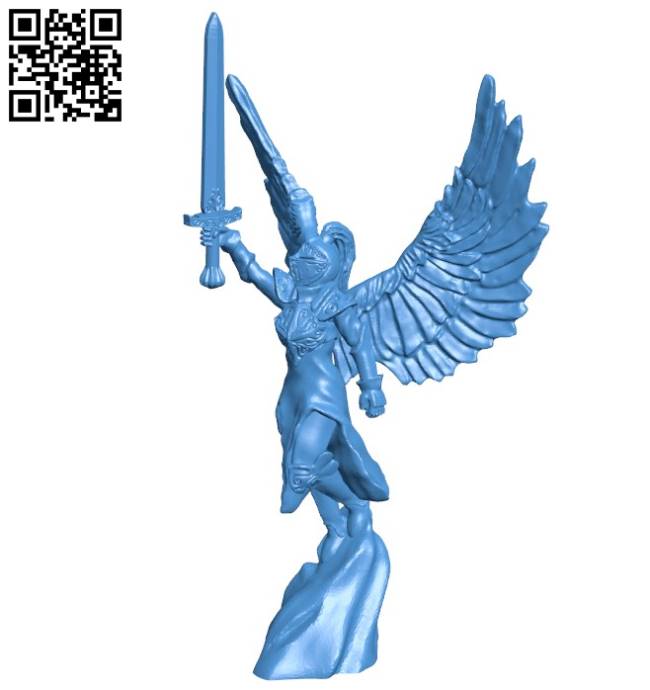 Archangel Woman B004175 file stl free download 3D Model for CNC and 3d printer