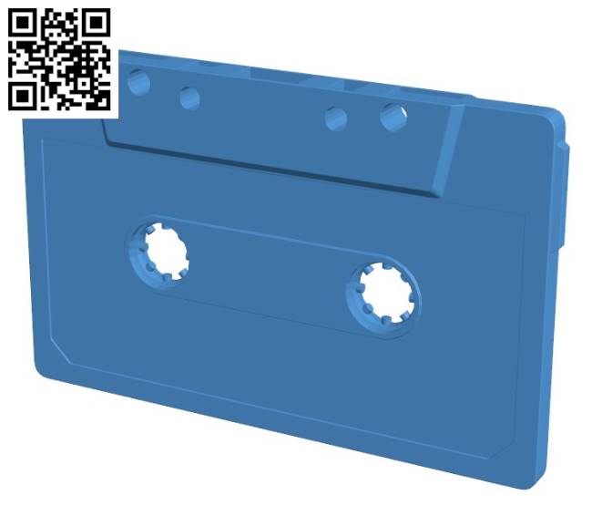 Audio cassette B004186 file stl free download 3D Model for CNC and 3d printer