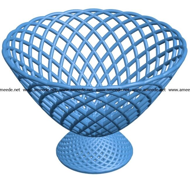 Basket B003853 file stl free download 3D Model for CNC and 3d printer