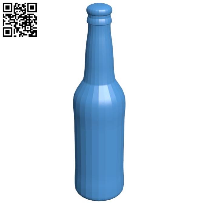 Beer Bottle B004315 file stl free download 3D Model for CNC and 3d printer