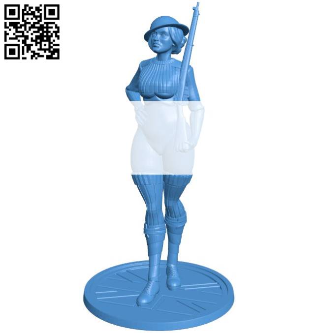 Britney Women B004376 file stl free download 3D Model for CNC and 3d printer