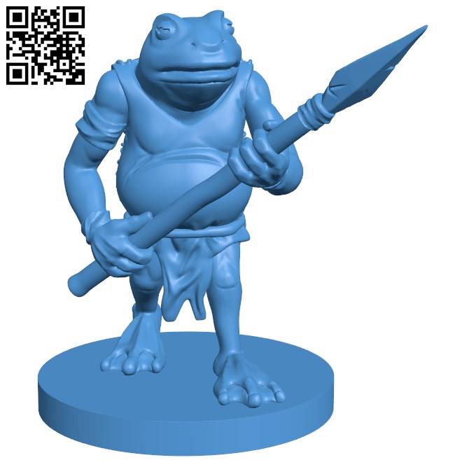 Bullywug B004221 file stl free download 3D Model for CNC and 3d printer