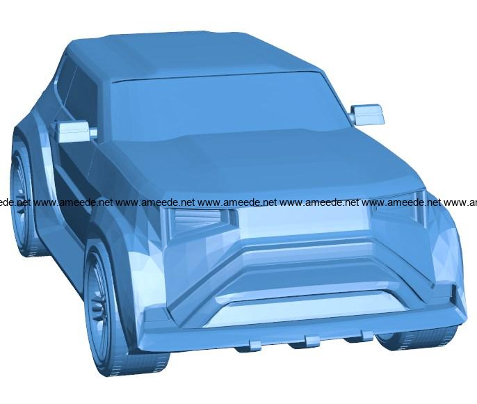 Car B004083 file stl free download 3D Model for CNC and 3d printer