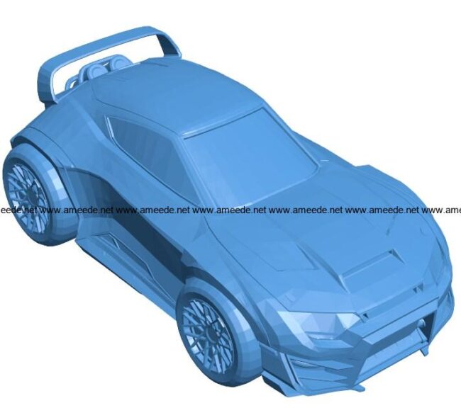 Car Takumi B004076 file stl free download 3D Model for CNC and 3d printer