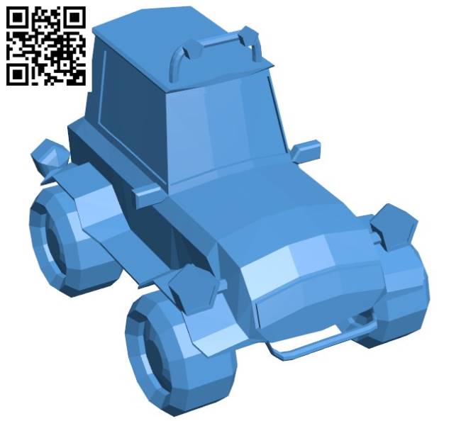 Car toy B004213 file stl free download 3D Model for CNC and 3d printer