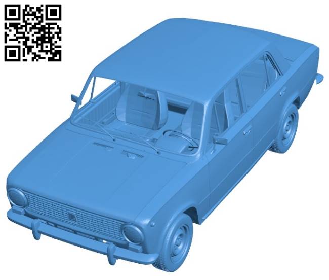 Car vaz B004400 file stl free download 3D Model for CNC and 3d printer