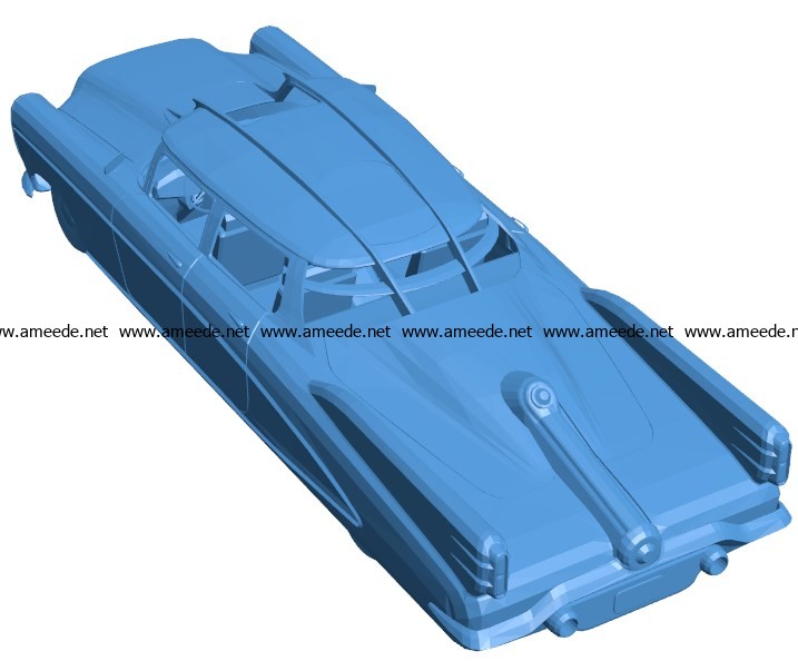 Corvega Sedan Car B003856 file stl free download 3D Model for CNC and 3d printer