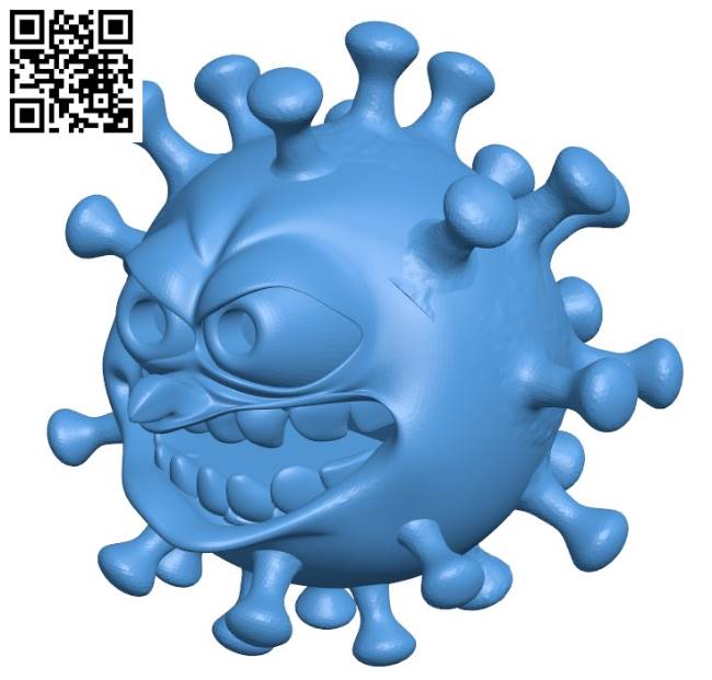 Covid 19 - corona virus B004315 file stl free download 3D Model for CNC and 3d printer