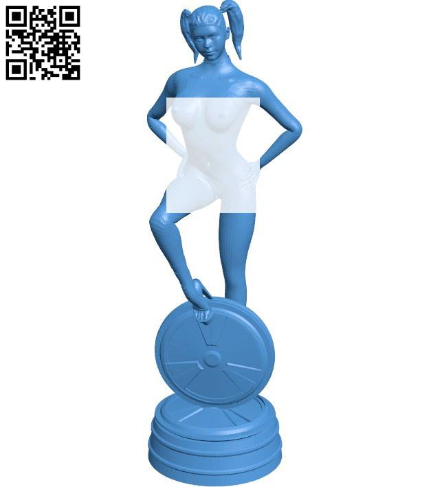 DNF Casino Girl B004296 file stl free download 3D Model for CNC and 3d printer