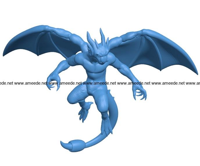 Dragon B004115 file stl free download 3D Model for CNC and 3d printer