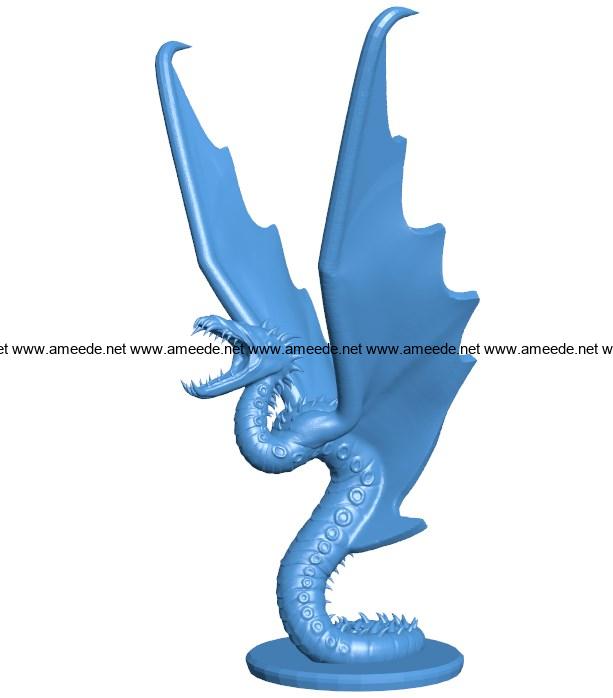 Dragon electrovore B004017 file stl free download 3D Model for CNC and 3d printer