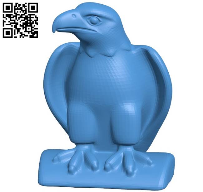 Eagle B004386 file stl free download 3D Model for CNC and 3d printer
