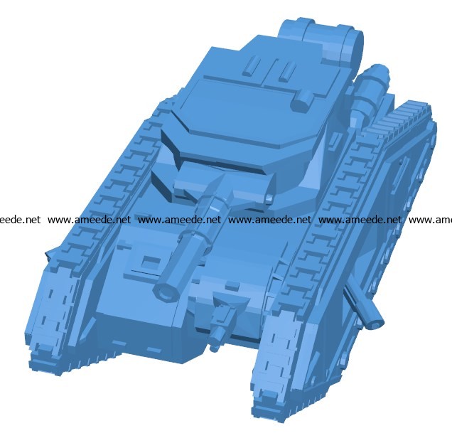 Epic Malcador Tank B003869 file stl free download 3D Model for CNC and 3d printer