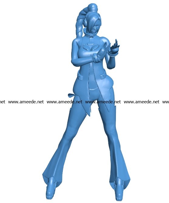 Fei Rin girl B003904 file stl free download 3D Model for CNC and 3d printer