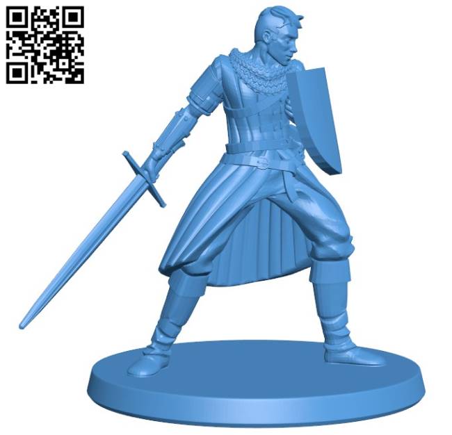 Fighter Man B004215 file stl free download 3D Model for CNC and 3d printer