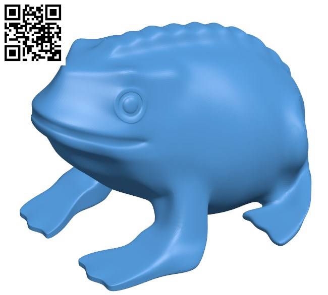 Frog B004369 file stl free download 3D Model for CNC and 3d printer