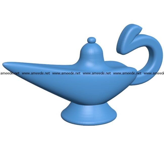 Genie lamp B003879 file stl free download 3D Model for CNC and 3d printer