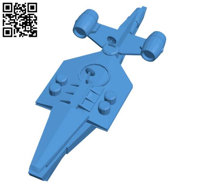 Gozanti cruiser ship B004166 file stl free download 3D Model for CNC and 3d printer