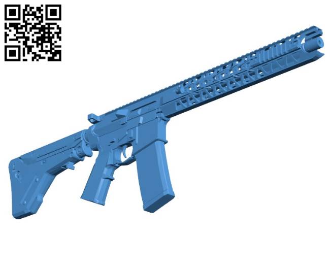 Gun LVOA-C B004248 file stl free download 3D Model for CNC and 3d printer