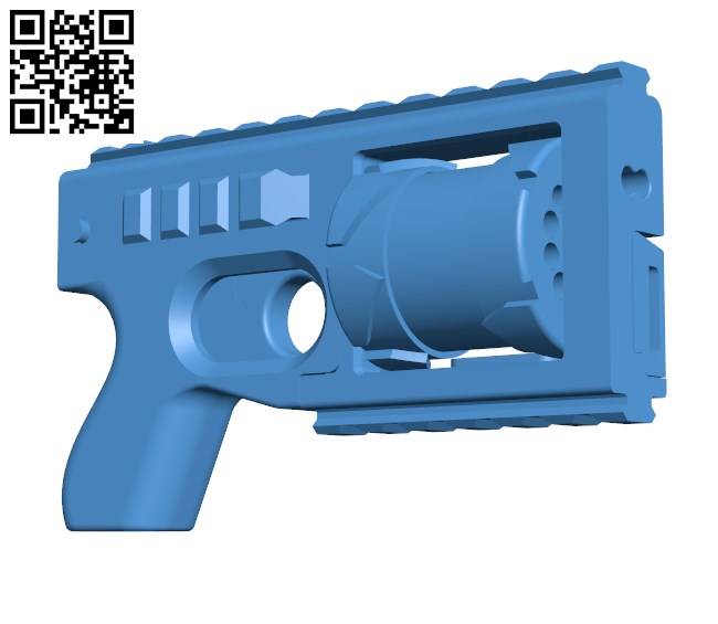 Gun Revo 2x B004182 file stl free download 3D Model for CNC and 3d printer