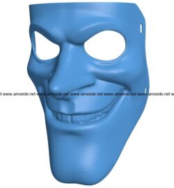 Happy Few bobby mask B004001 file stl free download 3D Model for CNC and 3d printer