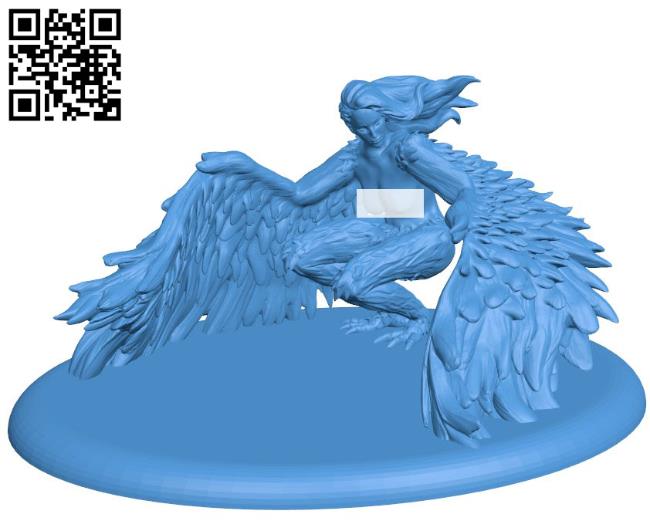 Harpy Women B004397 file stl free download 3D Model for CNC and 3d printer