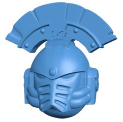 Head mk4 crested helmet B004132 file stl free download 3D Model for CNC and 3d printer