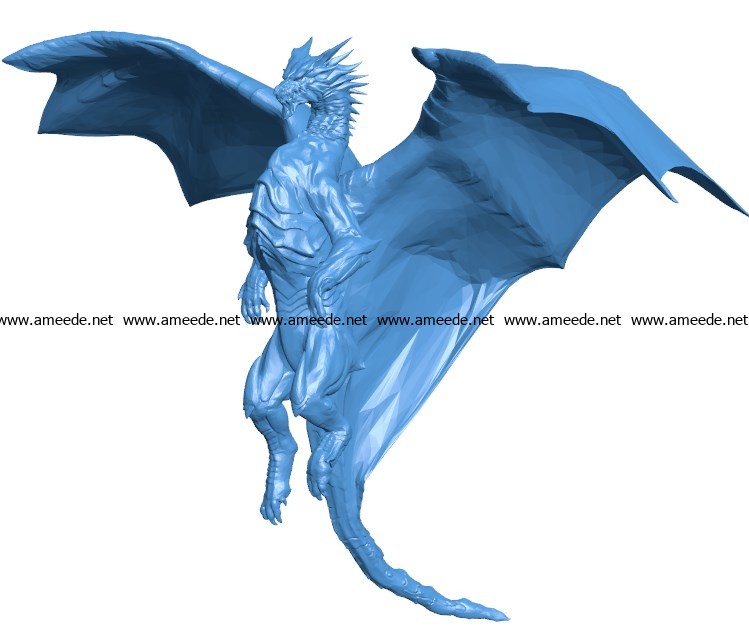 Kushala Daora Dragon B003899 file stl free download 3D Model for CNC and 3d printer